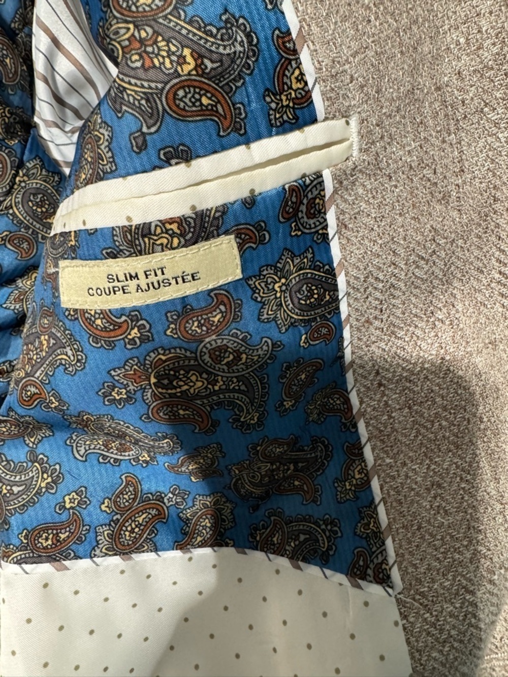 Joseph Abboud “Joe” Linen Blazer 36S Prom Wedding Guest Business Classic Summer - Picture 5 of 12